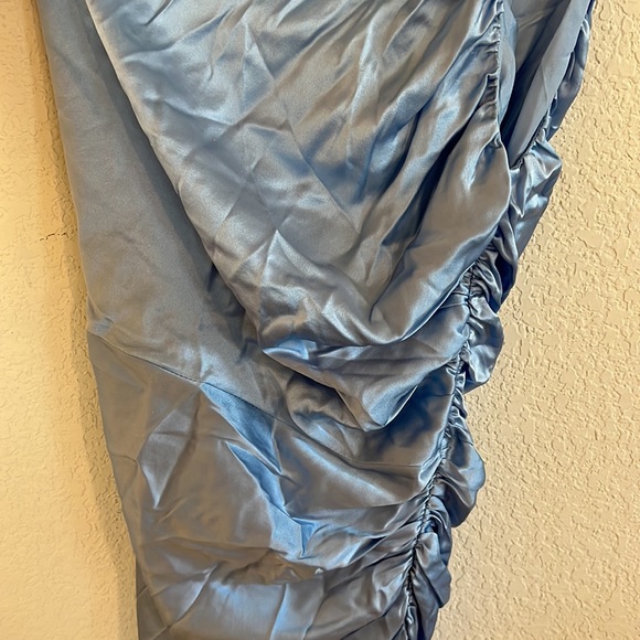 The sei X REVOVLE One Shoulder Midi Dress in Sky - Picture 7 of 16